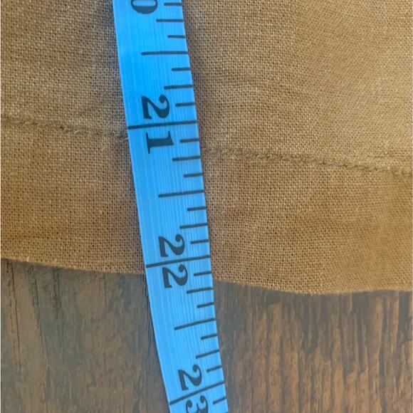 Alexander Jordan Brown Sleeveless Linen Blend Button Blouse Size Medium - Picture 10 of 11